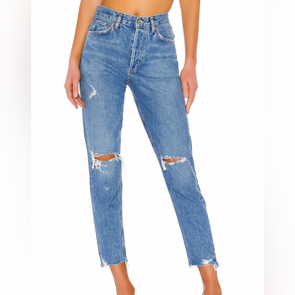 Agolde Jamie High Rise Straight Ankle Jean